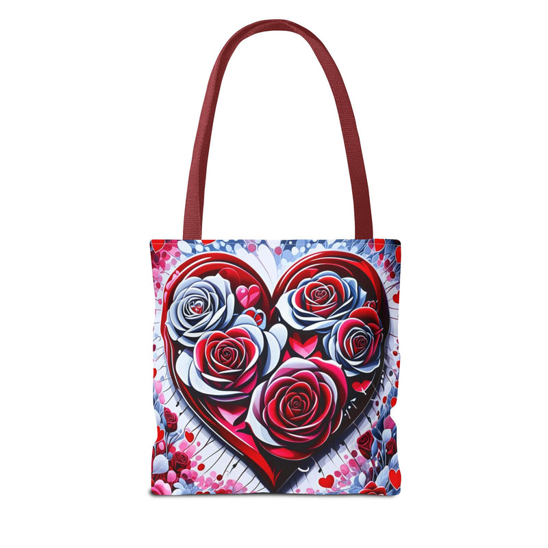 Rose Heart Tote Bag