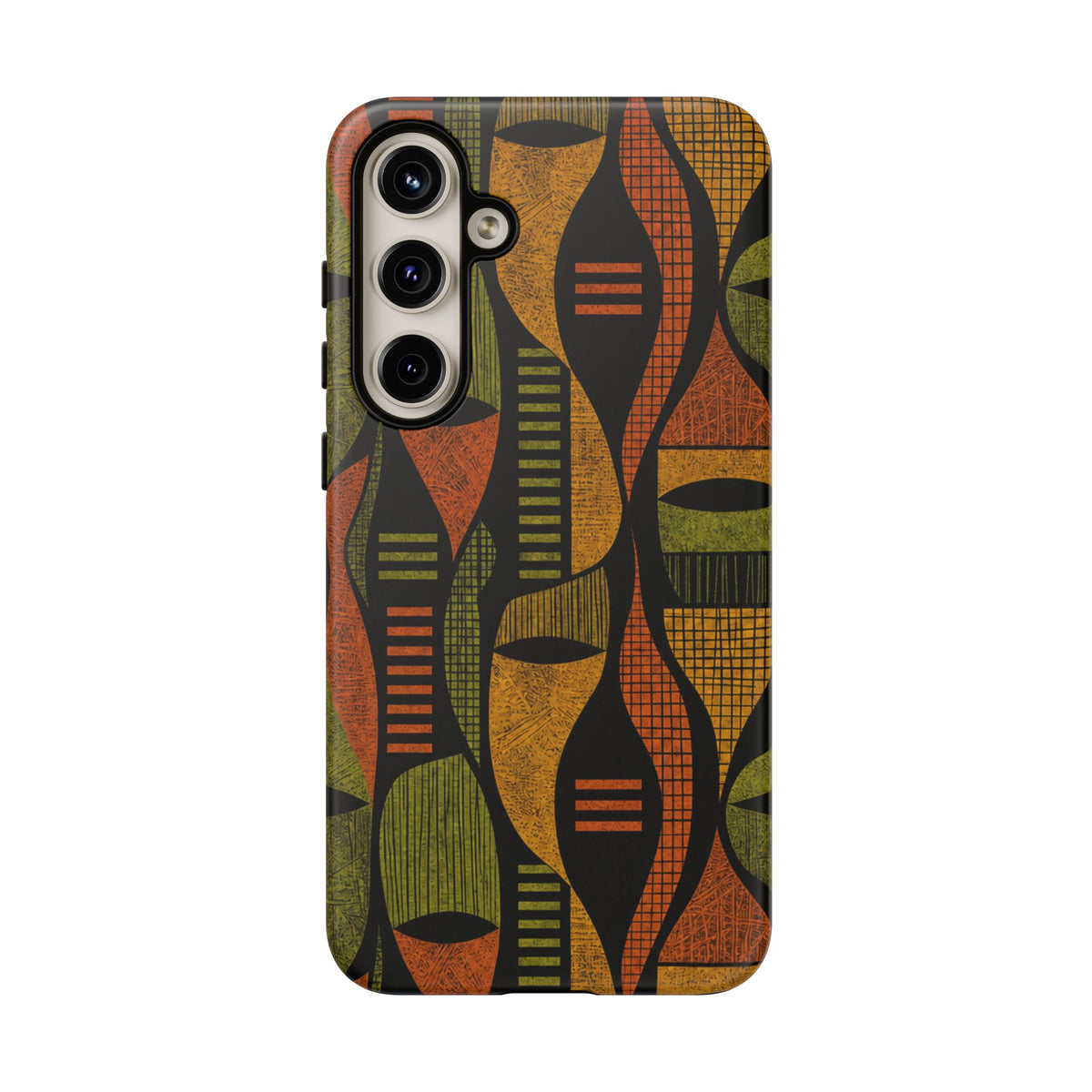 Geometric African-Inspired Tough Phone Case