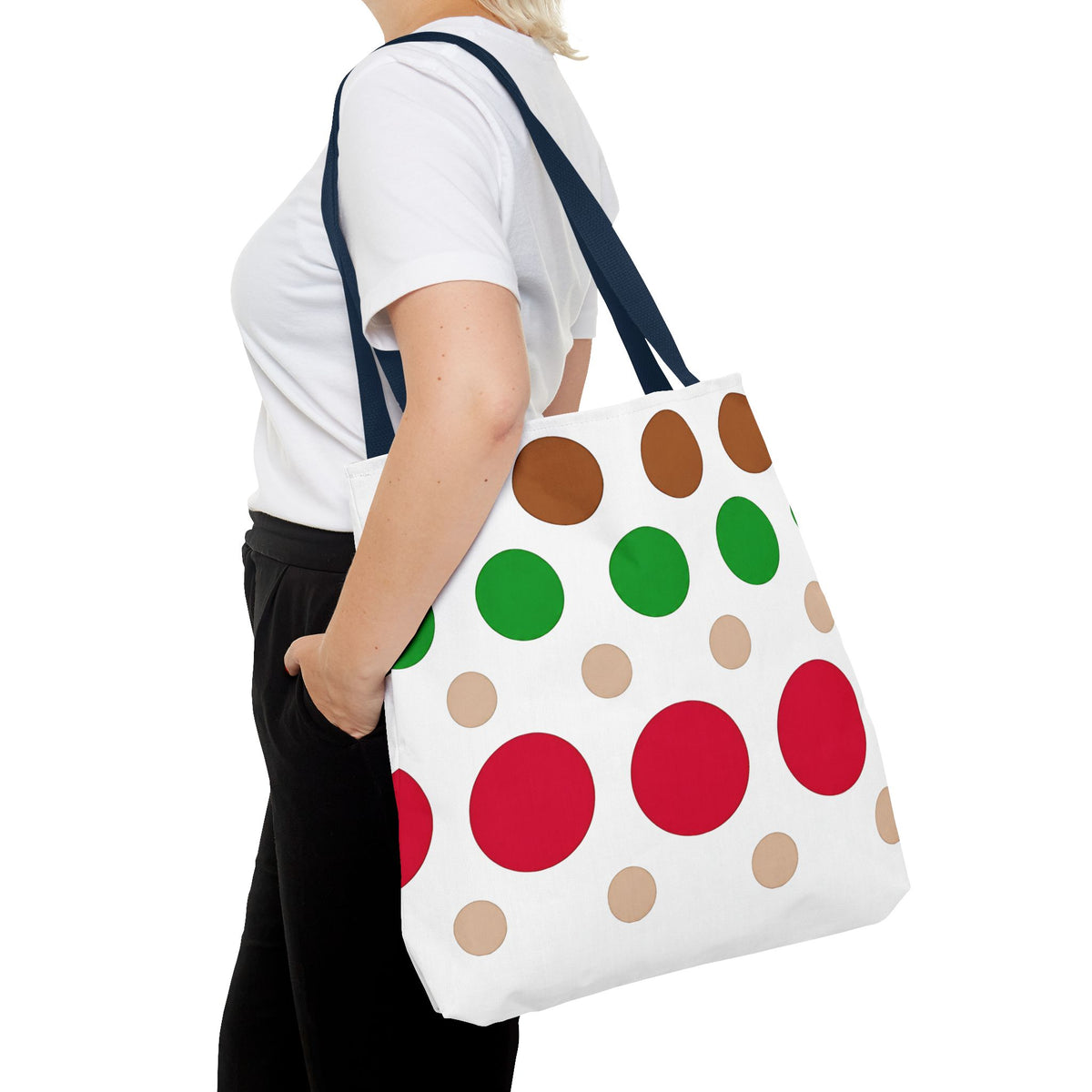 Colorful Polka Dot Tote Bag