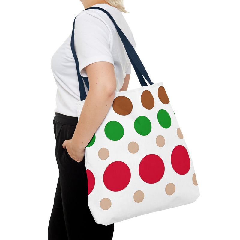 Colorful Polka Dot Tote Bag