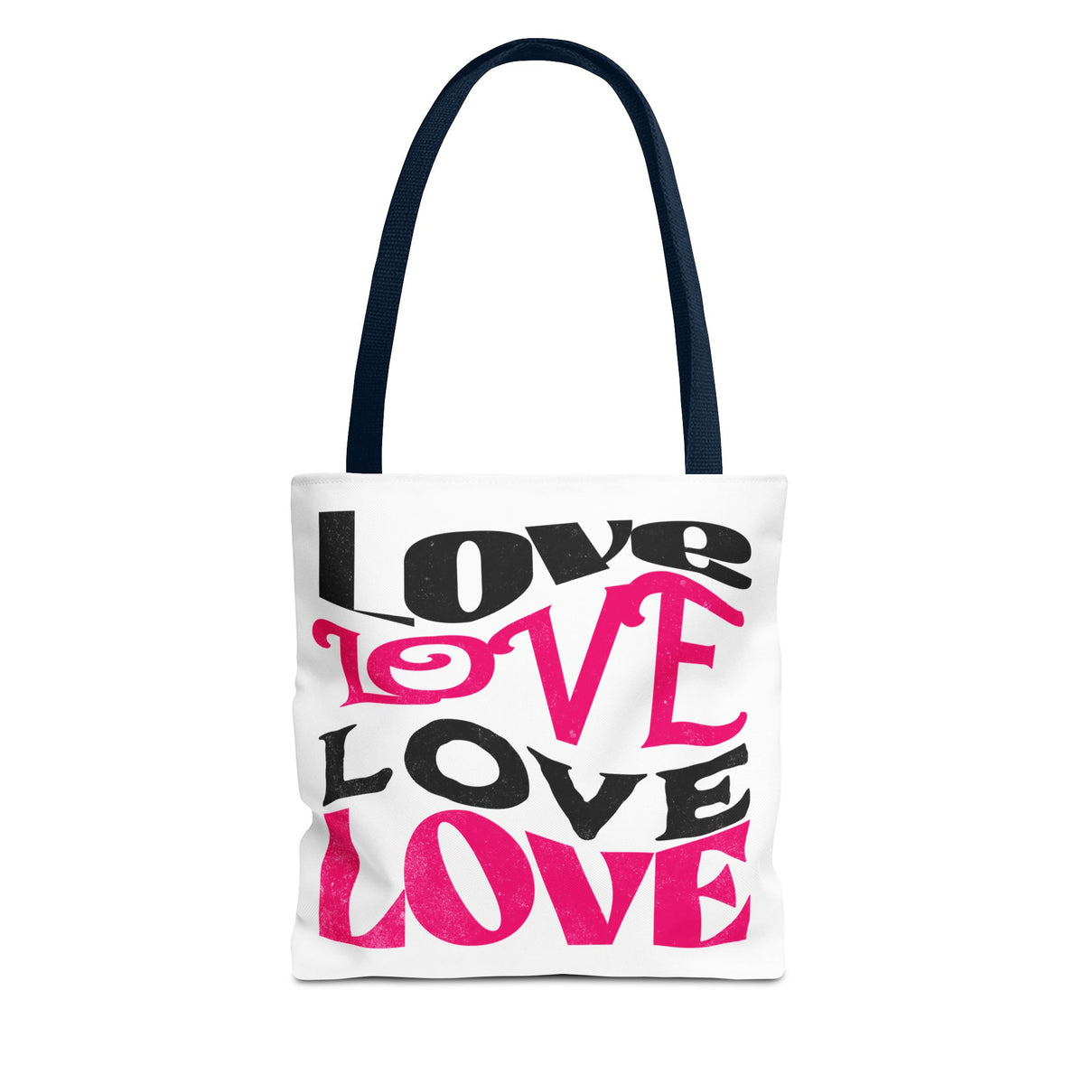 Love Typography - Romantic Tote Bag