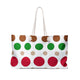 Colorful Polka Dot Weekender Bag