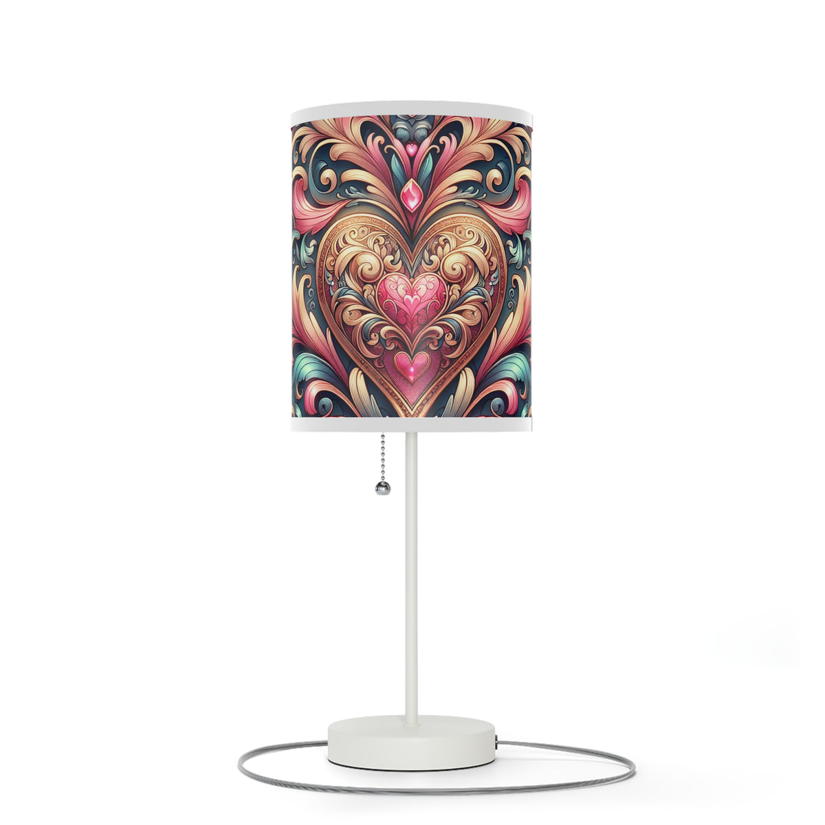 Elegant Heart Lamp on a Stand, US|CA plug