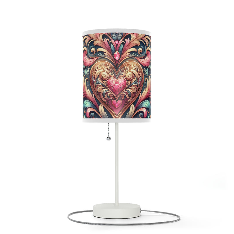 Elegant Heart Lamp on a Stand, US|CA plug
