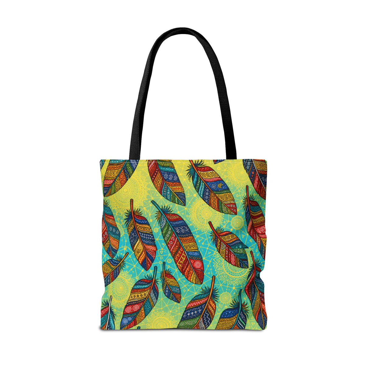 Boho Feathers Tote Bag (AOP)