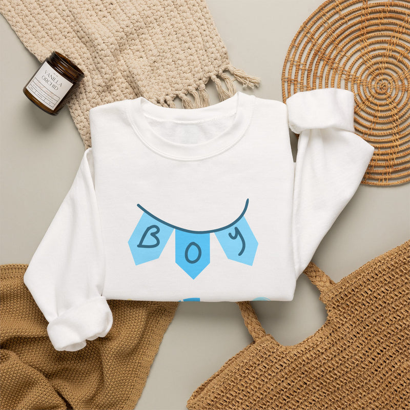 BOY New Baby Sweatshirt - Baby Shower Gift for New Parents