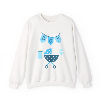 BOY New Baby Sweatshirt - Baby Shower Gift for New Parents
