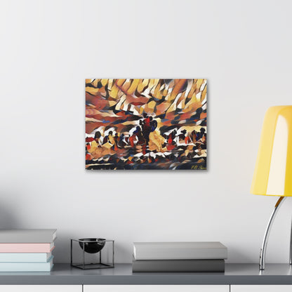 "Burnin' Rock Cafe" Canvas Gallery Wrap