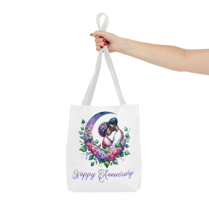 Happy Anniversary Tote Bag | Romantic Couple Anniversary Gift