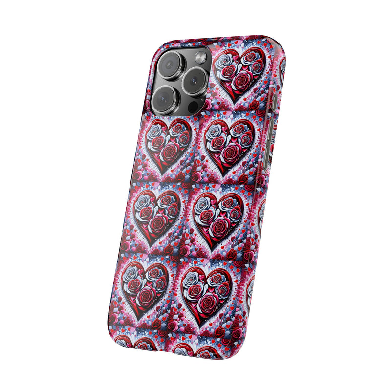 Rose Heart - Slim Phone Case