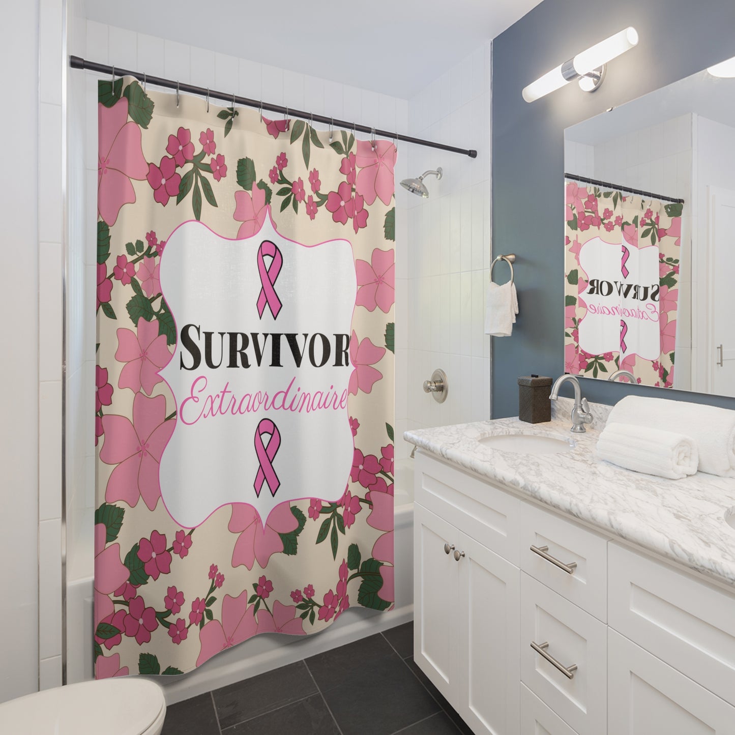 Survivor Extraordinaire Shower Curtain