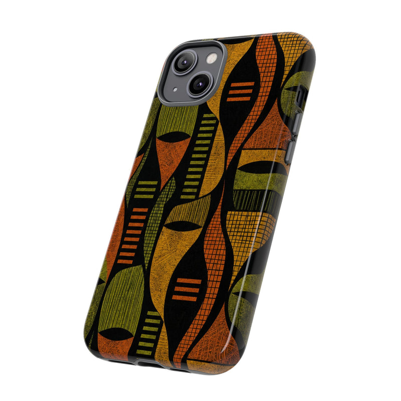 Geometric African-Inspired Tough Phone Case
