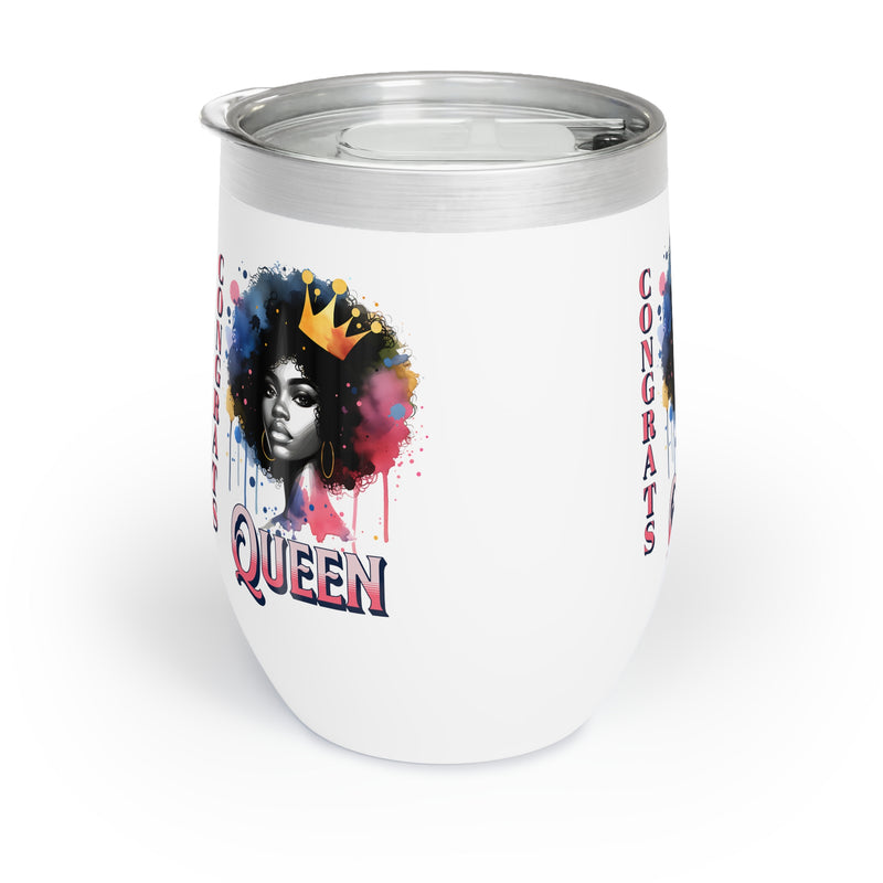 Congrats Queen Wine Tumbler