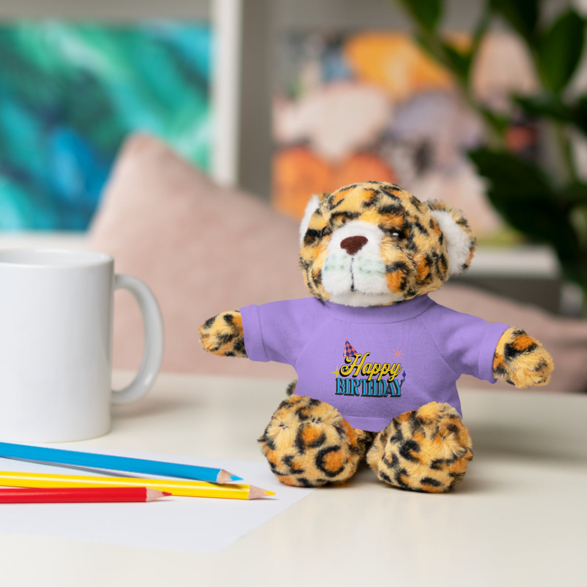 Happy Birthday -  Stuffed Animals with Tee