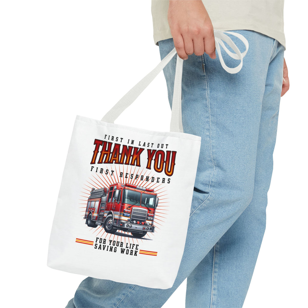 Thank You First Responders Tote Bag