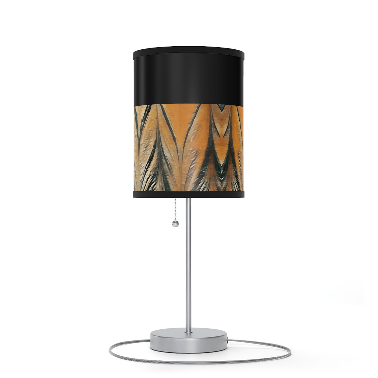 Abstract Gold Acrylic Design Lamp on a Stand, US|CA plug