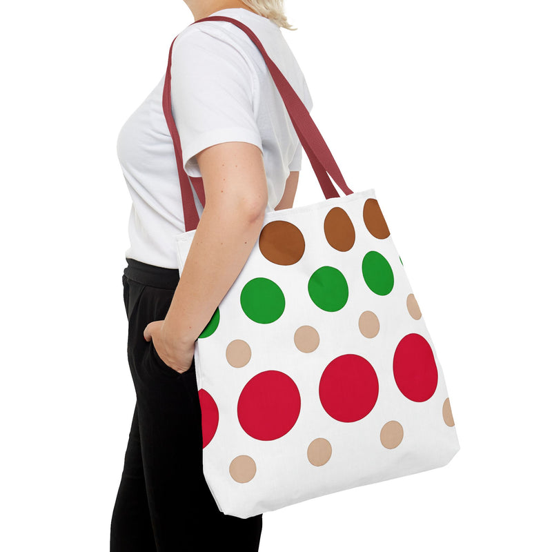 Colorful Polka Dot Tote Bag