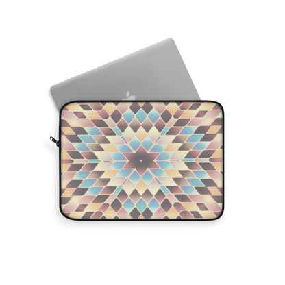 Laptop Sleeve with Abstract Geometric Pattern