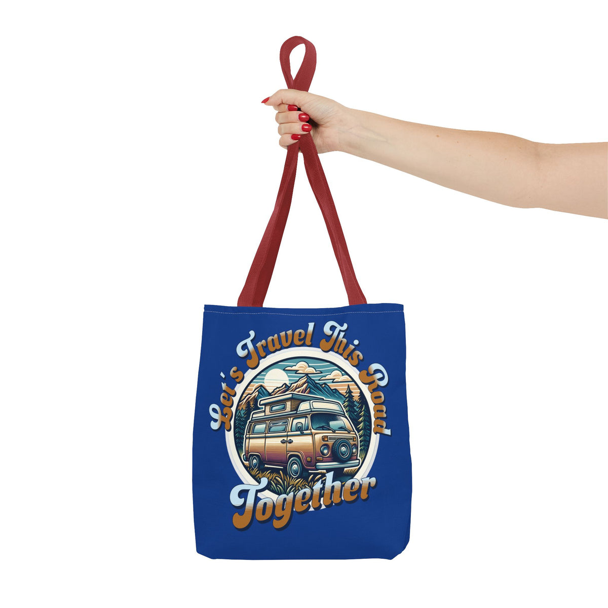 Let's Travel This Road Together - Romantic Tote Bag