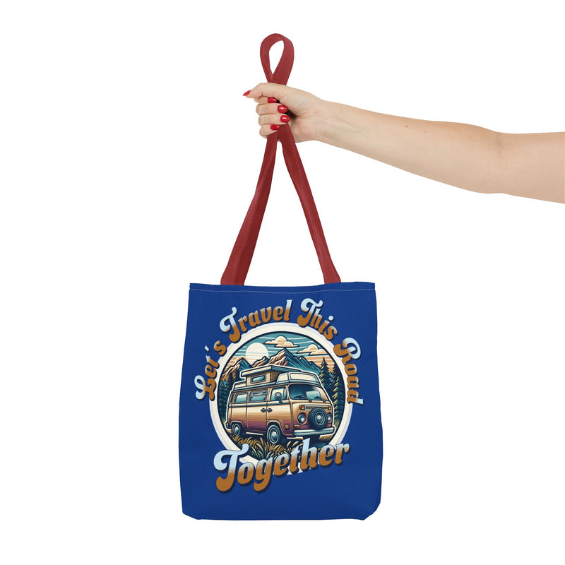 Let's Travel This Road Together - Romantic Tote Bag
