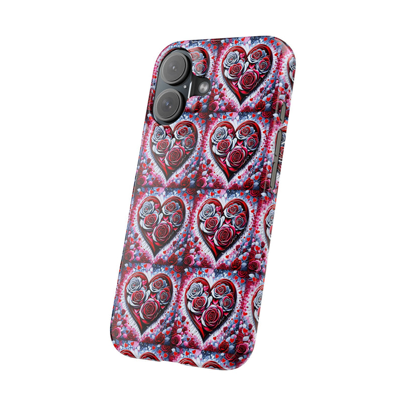 Rose Heart - Slim Phone Case