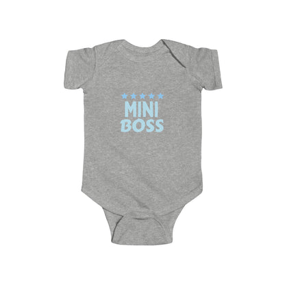 Mini Boss - Boy Infant Fine Jersey Bodysuit
