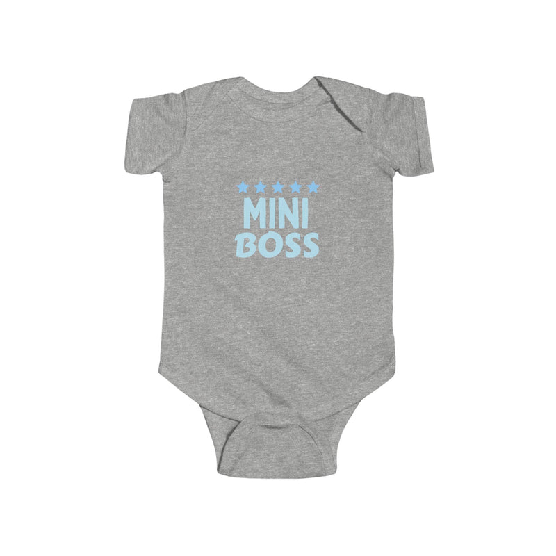Mini Boss - Boy Infant Fine Jersey Bodysuit