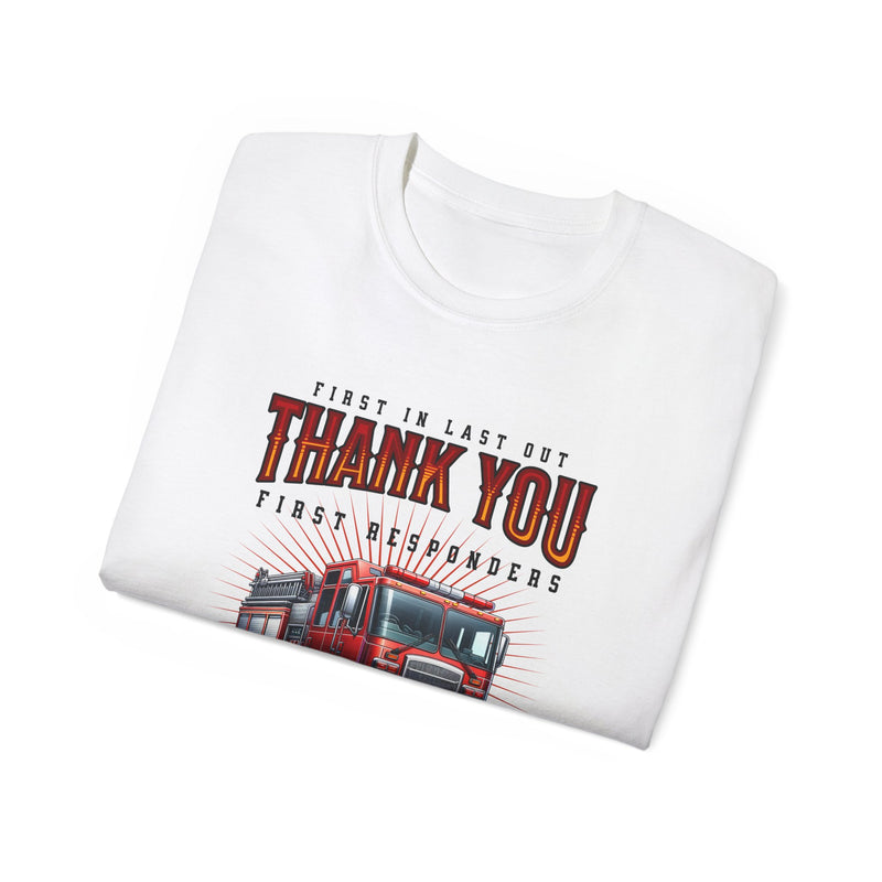 Thank You First Responders Unisex Ultra Cotton T-Shirt