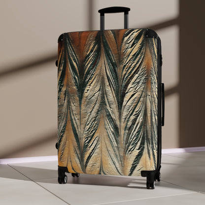 Acrylic Painting Abstract Design Suitcase