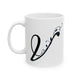 Letter "V" Decorative Monogram Design Coffee Mug