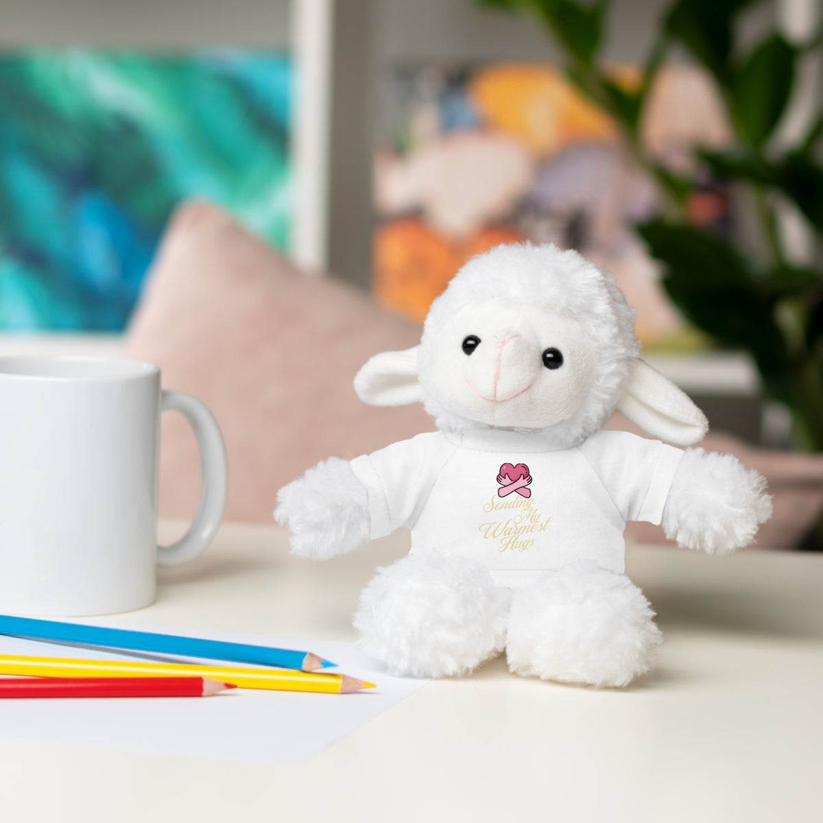 Sending My Warmest Hugs - Sympathy Stuffed Animals with Tee