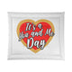 It's a You and Me Day Comforter - White