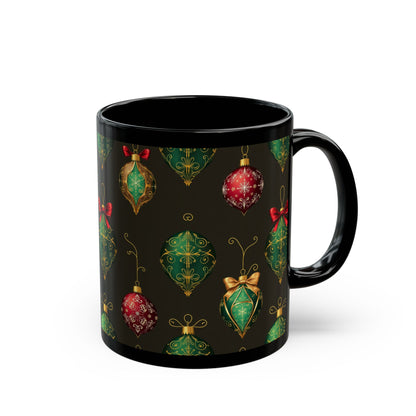 Christmas Ornament Black Mug (11oz, 15oz)