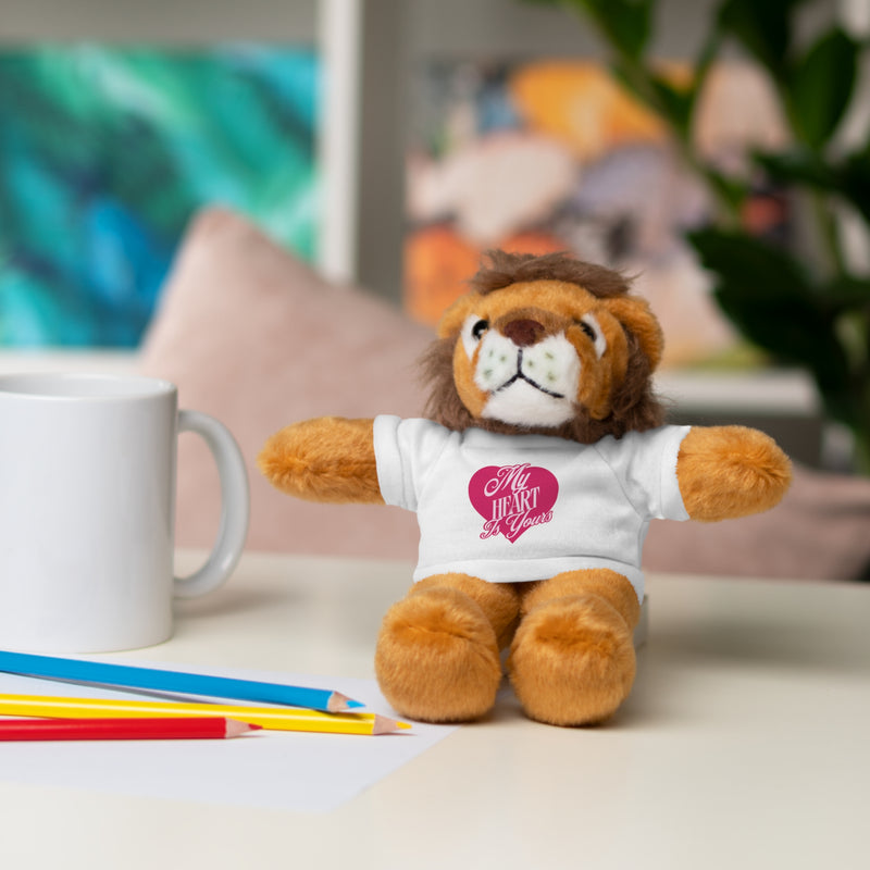 My Heart is Yours - Romantic Stuffed Animals with Tee