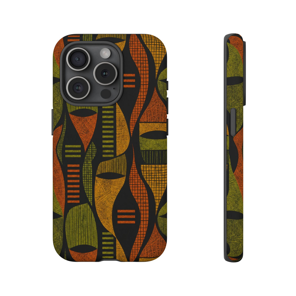 Geometric African-Inspired Tough Phone Case