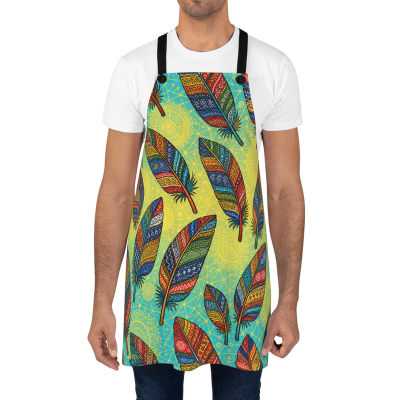 Boho Feathers Apron (AOP)