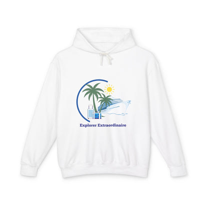 Explorer Extraordinaire Unisex Lightweight Hooded Sweatshirt