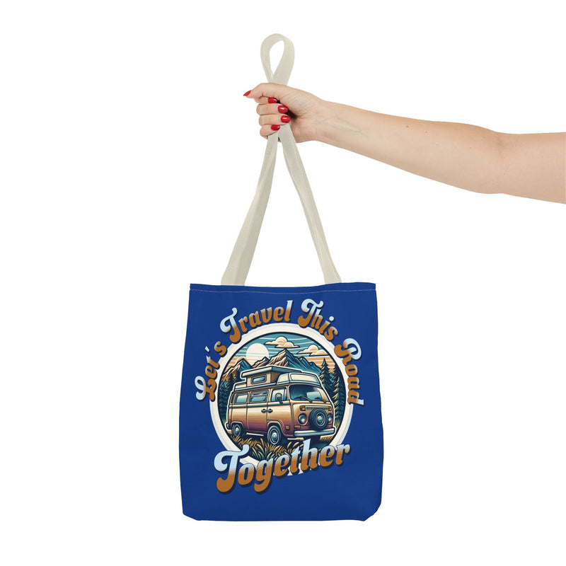 Let's Travel This Road Together - Romantic Tote Bag