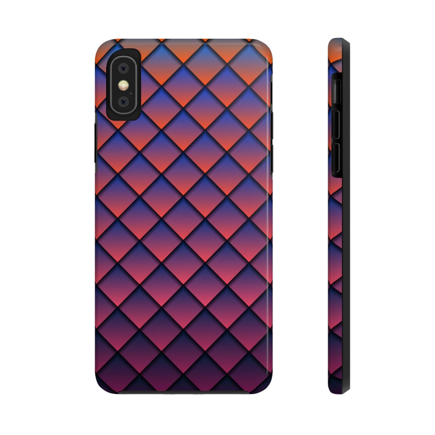 Gradient Color Geometric Pattern Case Mate Tough Phone Case