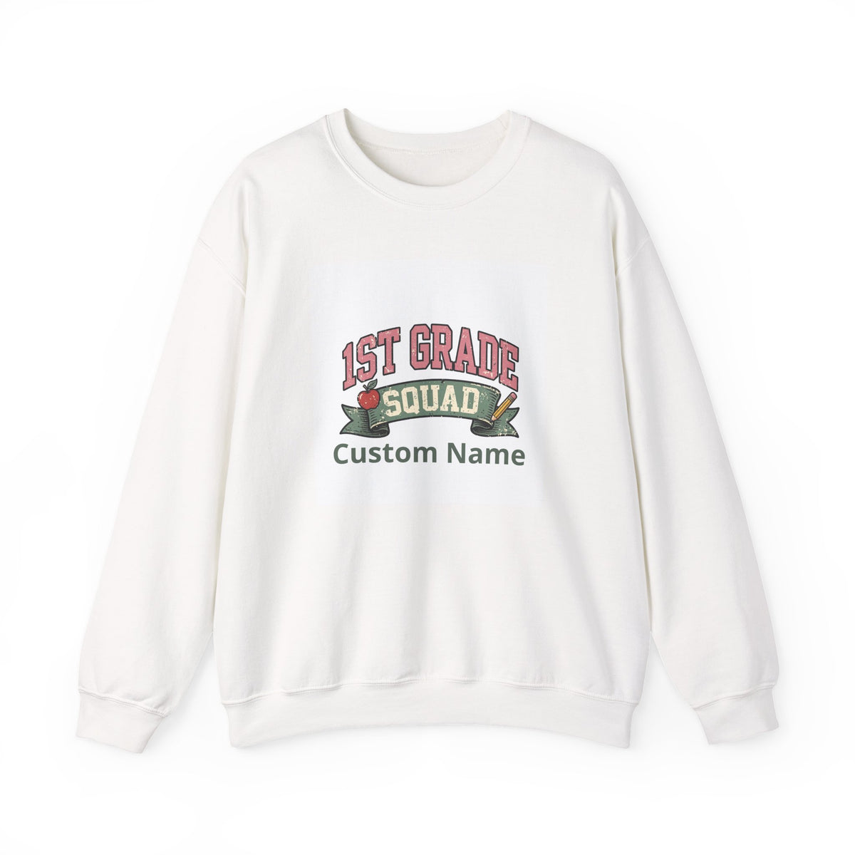 Personalized 1st Grade Squad Sweatshirt | Custom Name Teacher Gift
