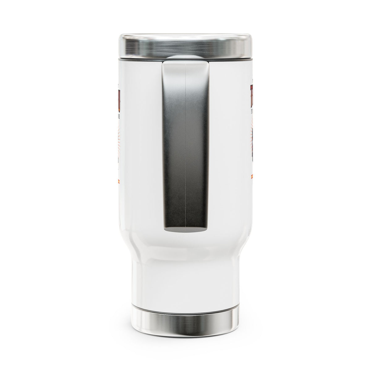 Thank You First Responders Stainless Steel Travel Mug with Handle, 14oz