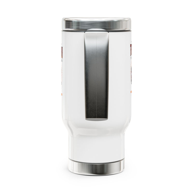 Thank You First Responders Stainless Steel Travel Mug with Handle, 14oz