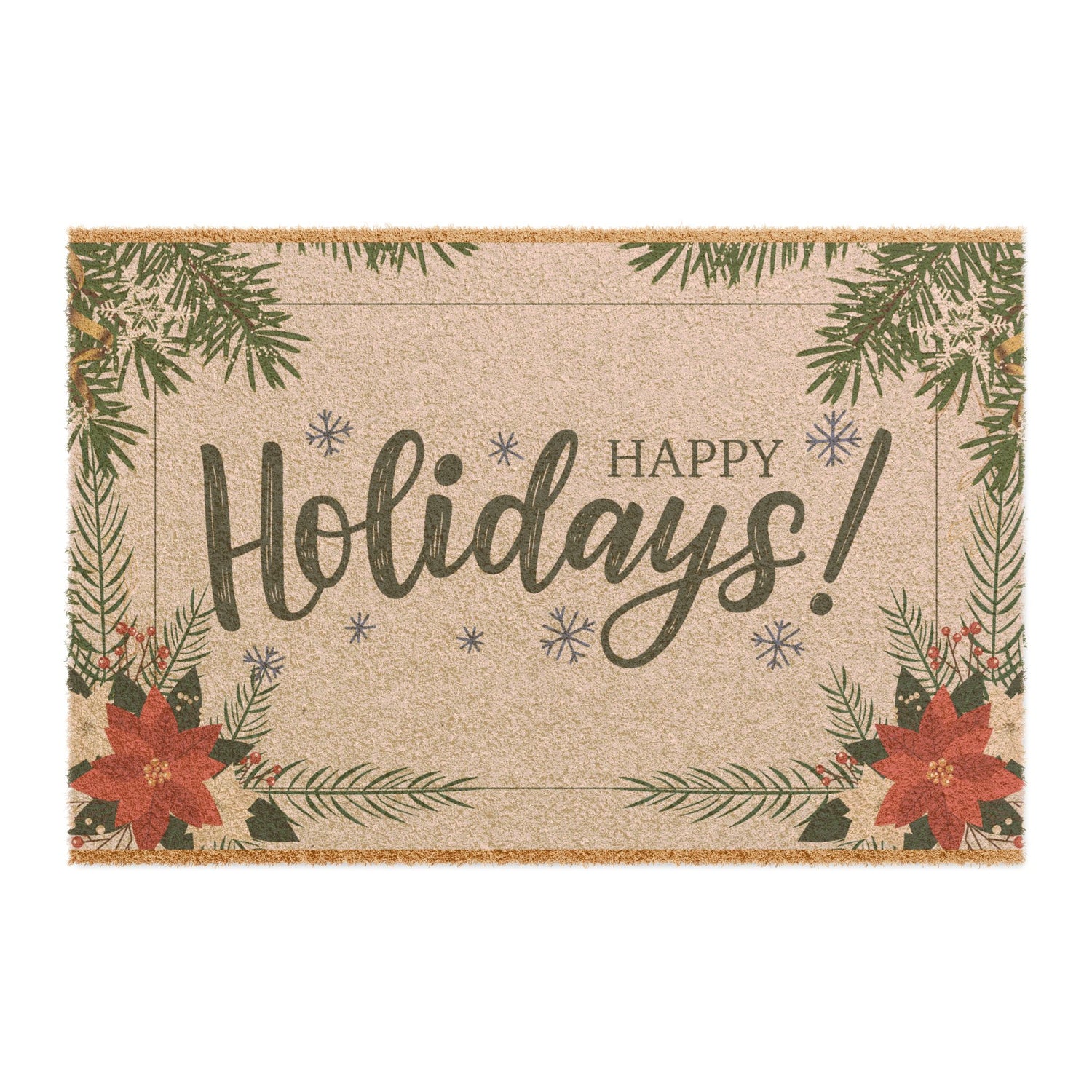 Happy Holidays Doormat