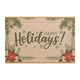 Happy Holidays Doormat
