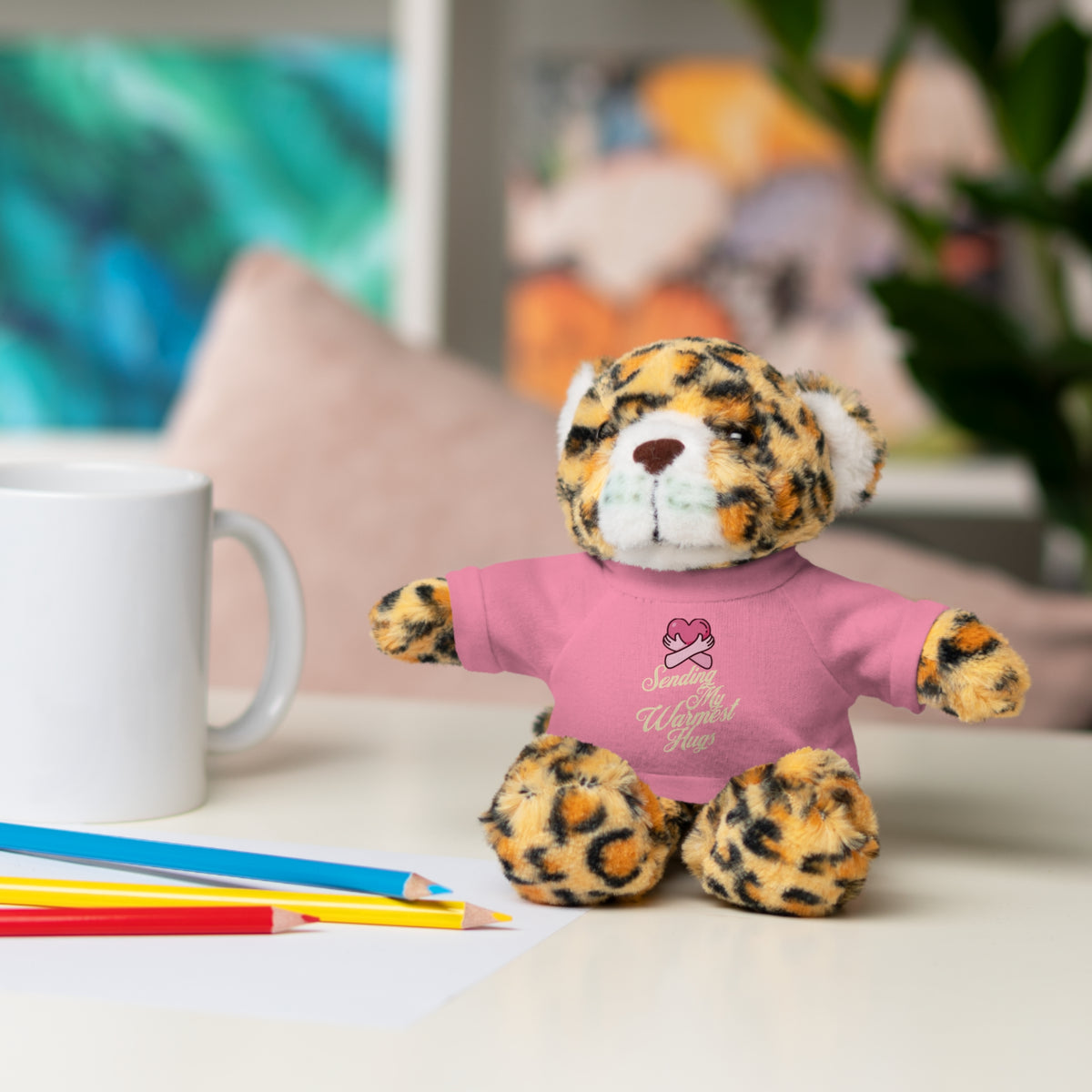 Sending My Warmest Hugs - Sympathy Stuffed Animals with Tee