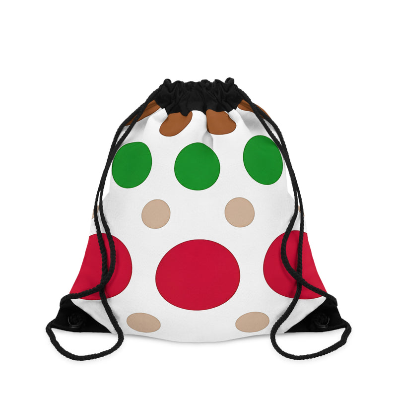 Colorful Polka Dot Drawstring Bag