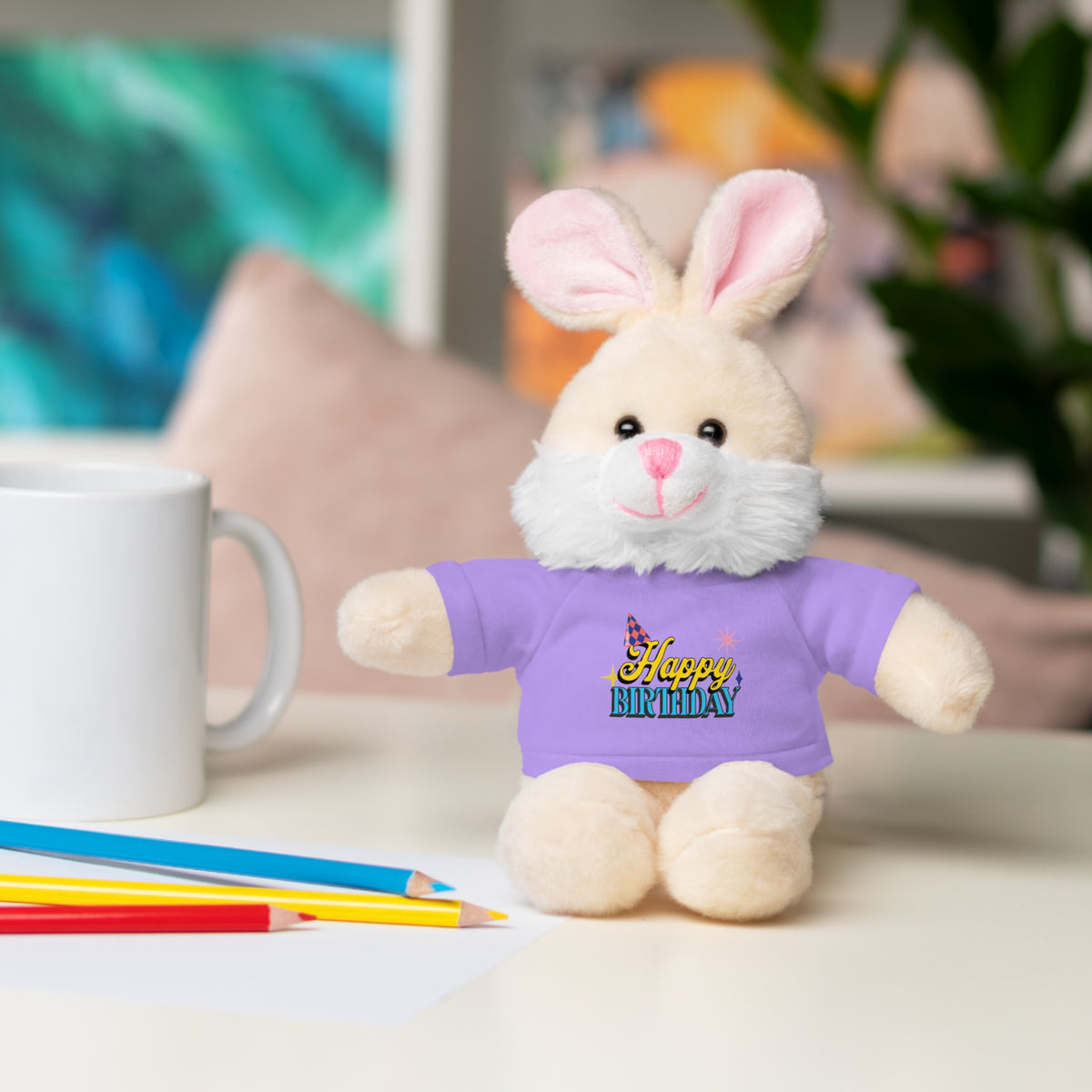 Happy Birthday -  Stuffed Animals with Tee