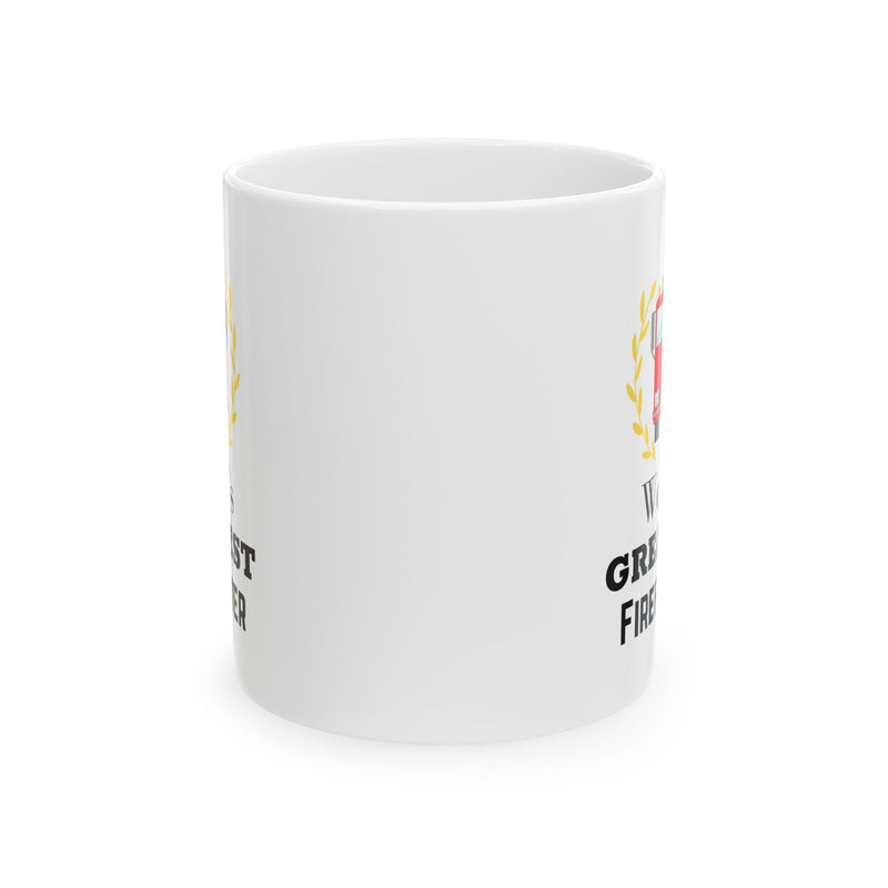 World's Greatest Firefighter Coffee Mug 11oz - Firefighter Gift