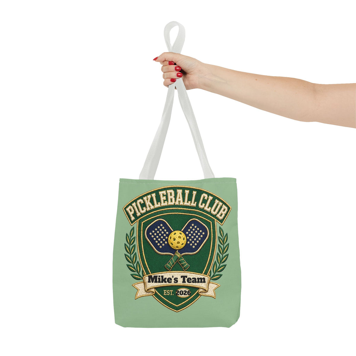 Personalized Pickleball Club Tote Bag | Custom Name Pickleball Gift