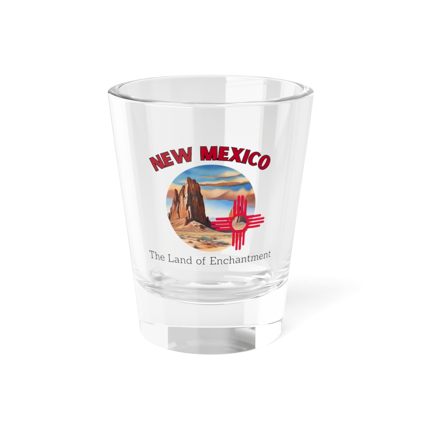 New Mexico State Shot Glass  1.5oz